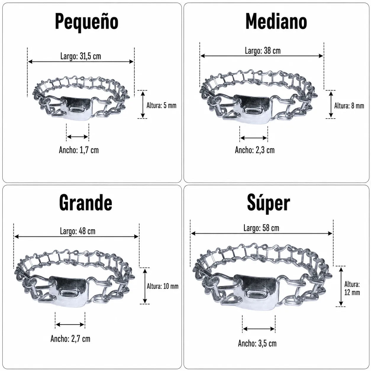 Collar Met. Italiano Pequeño