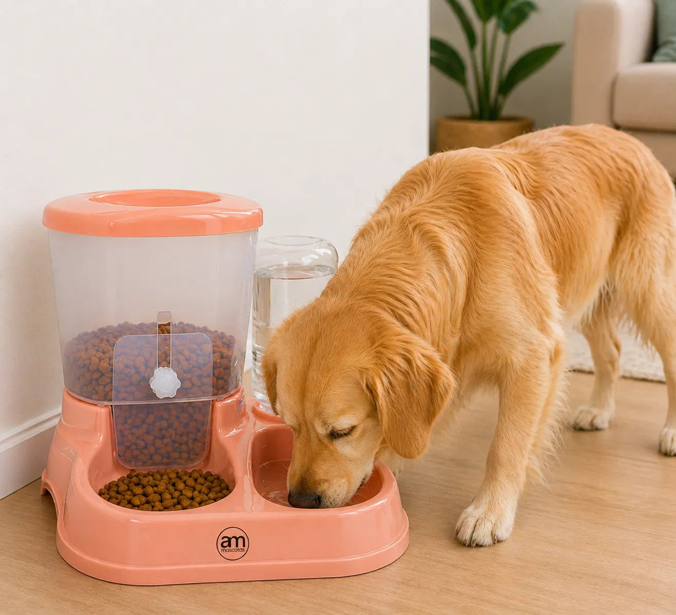 DISPENSADOR DE ALIMENTO Y AGUA (Comedero y bebedero)