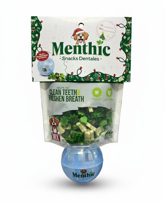 SNACK MENTHIC MIX X 300 GR - CON PELOTA DISPENSADORA
