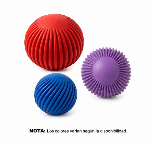 PELOTA MACIZA ACANALADA