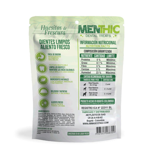 Menthic Hueso - 185 gr - Talla Small
