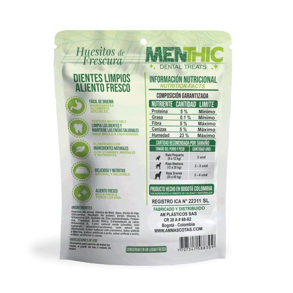 Menthic Hueso - 185 gr - Talla Small