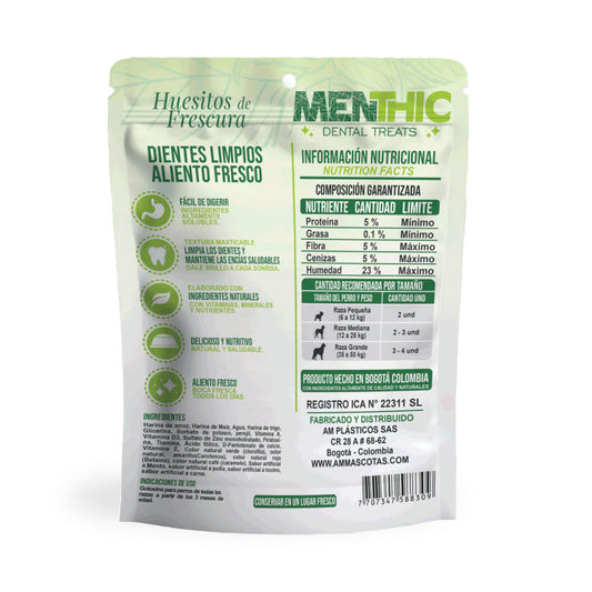 Menthic Hueso - 185 gr - Talla Large