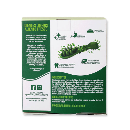 Menthic Caja Dispensadora Sachet - Talla Medium