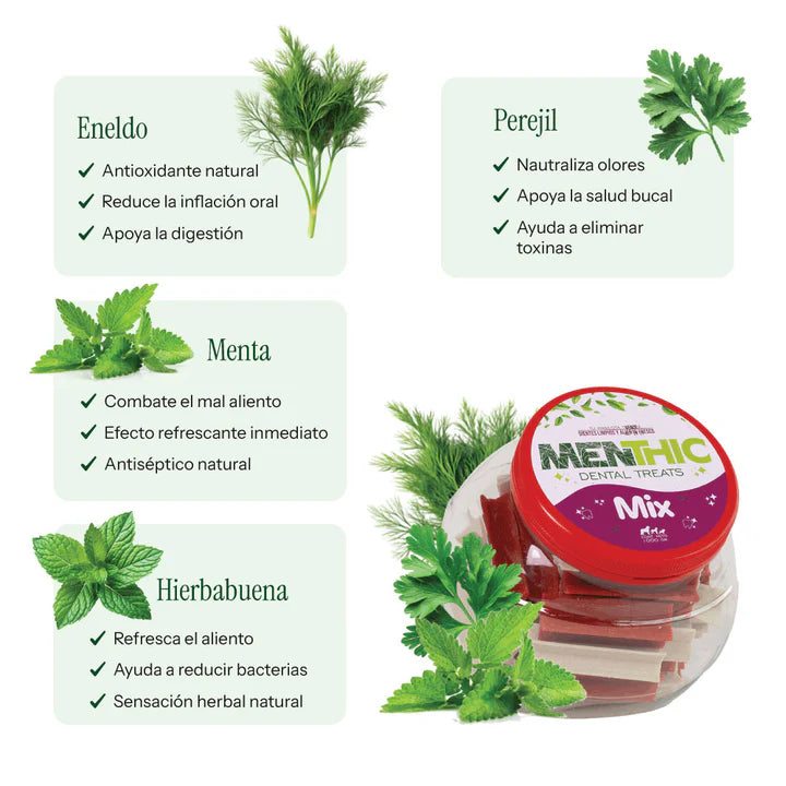 MENTHIC  STICK - BOLSA RESPUESTO 1.000 GR + BOMBONERA