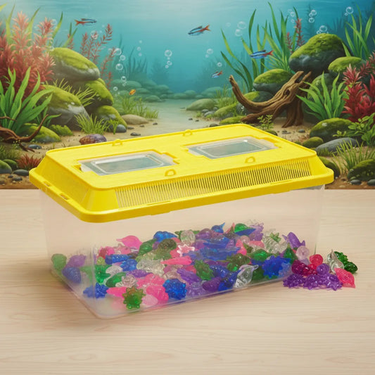 ACUARIO PECES MEDIANO (con conchas 400gm)