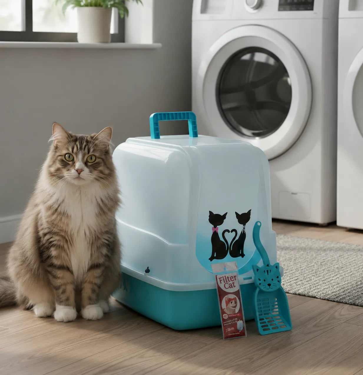 BAÑO FILTER CAT IGLOO