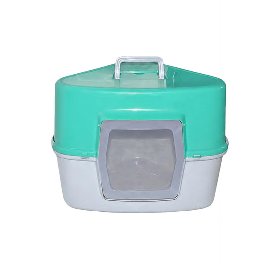 Baño Gato Esquinero con Tapa y Manija