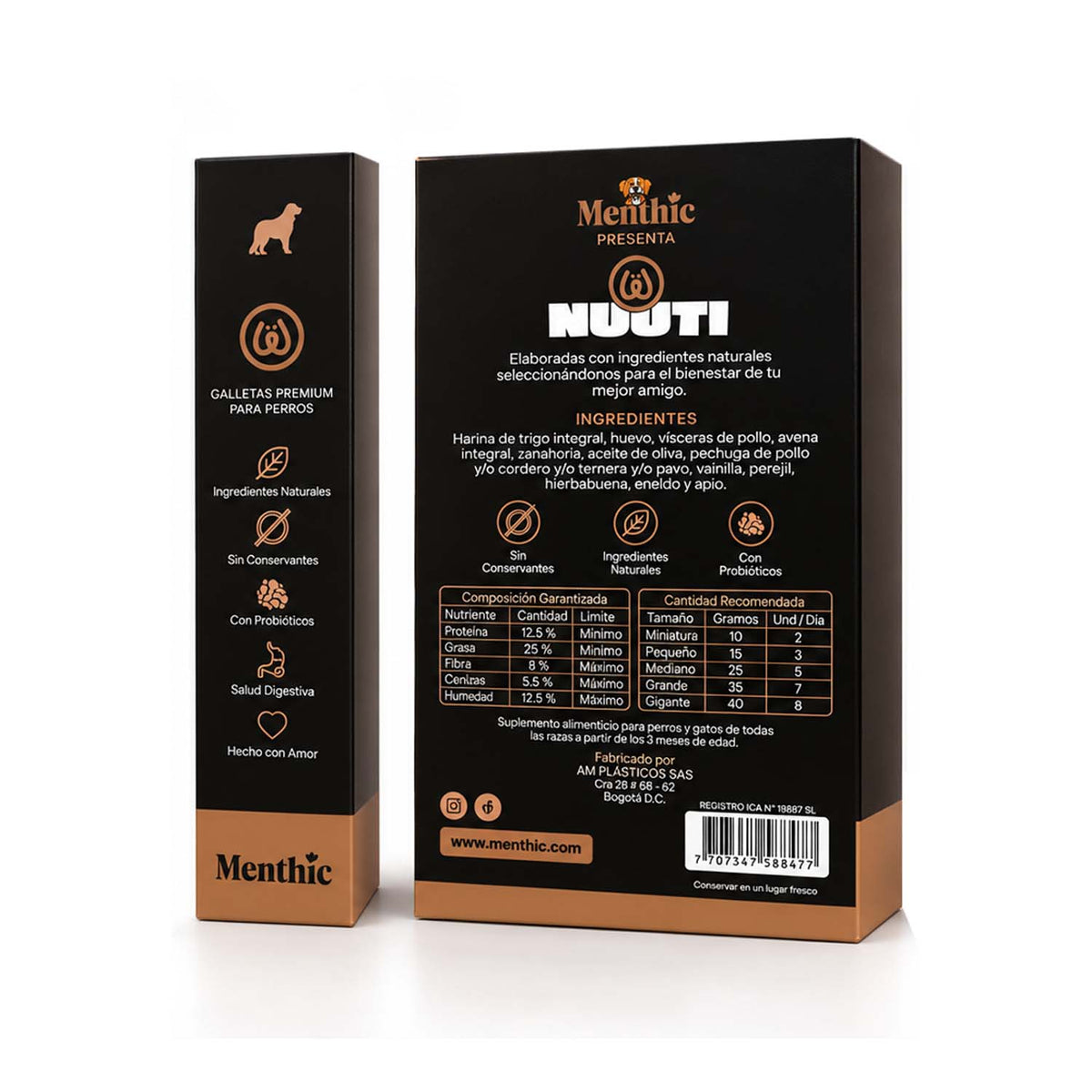 ¡Paga 2 lleva 3! - Galletas Naturales Nuuti Perro - 150 gr