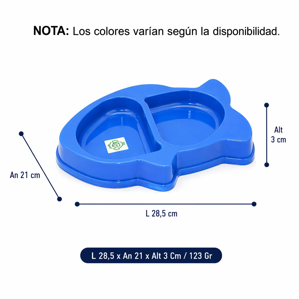 COMEDERO DOBLE PEZ