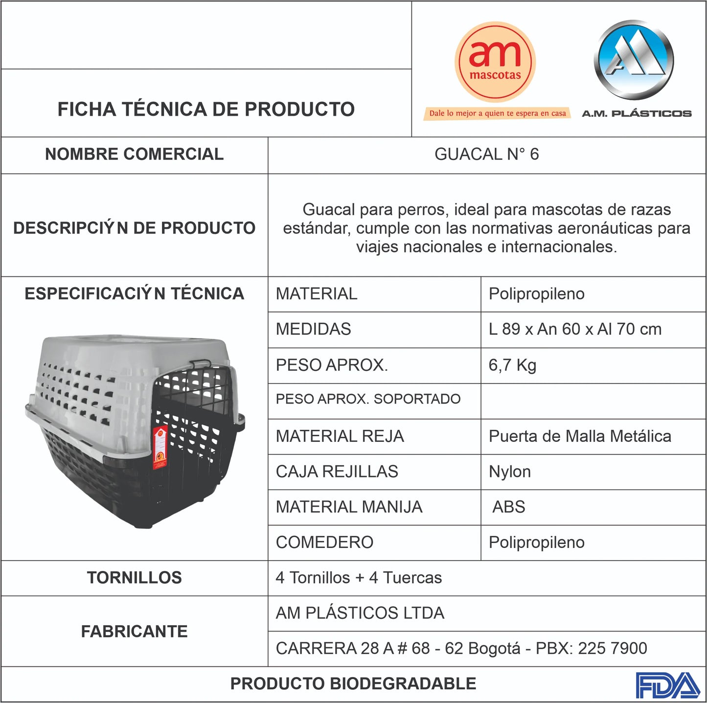 GUACAL PARA VIAJES #6