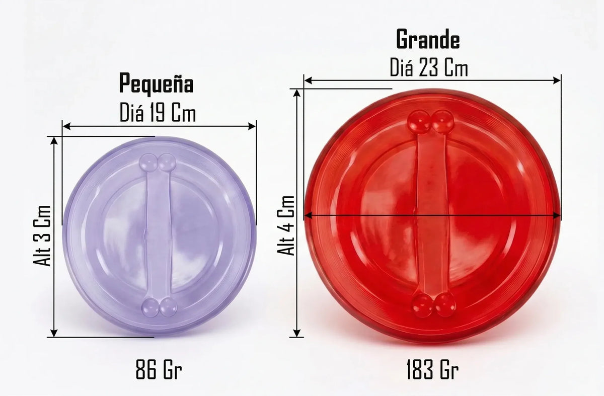FRISBEE HUESO GOMA