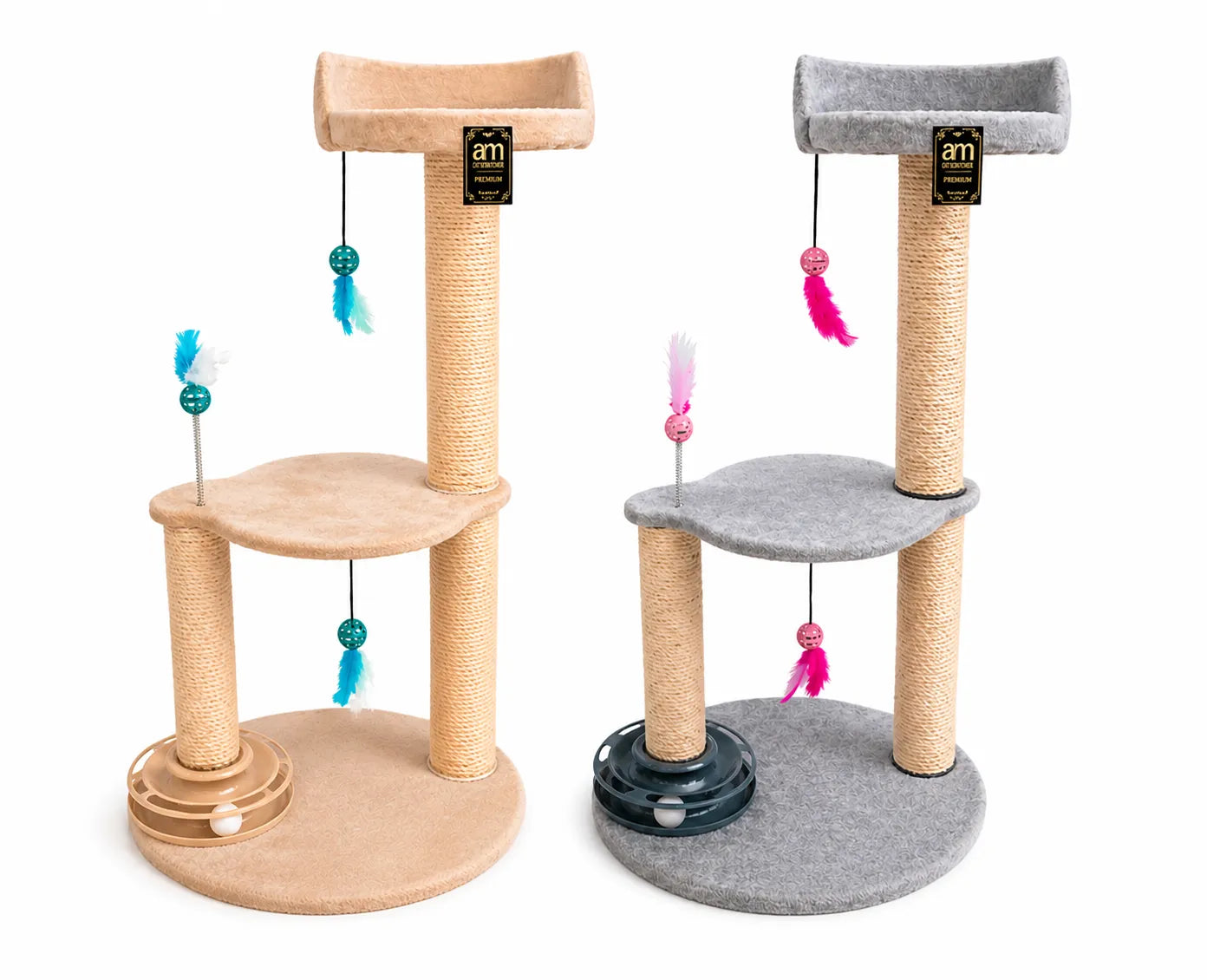 GYM RASCADOR DOS PISOS CON CAT TOWER
