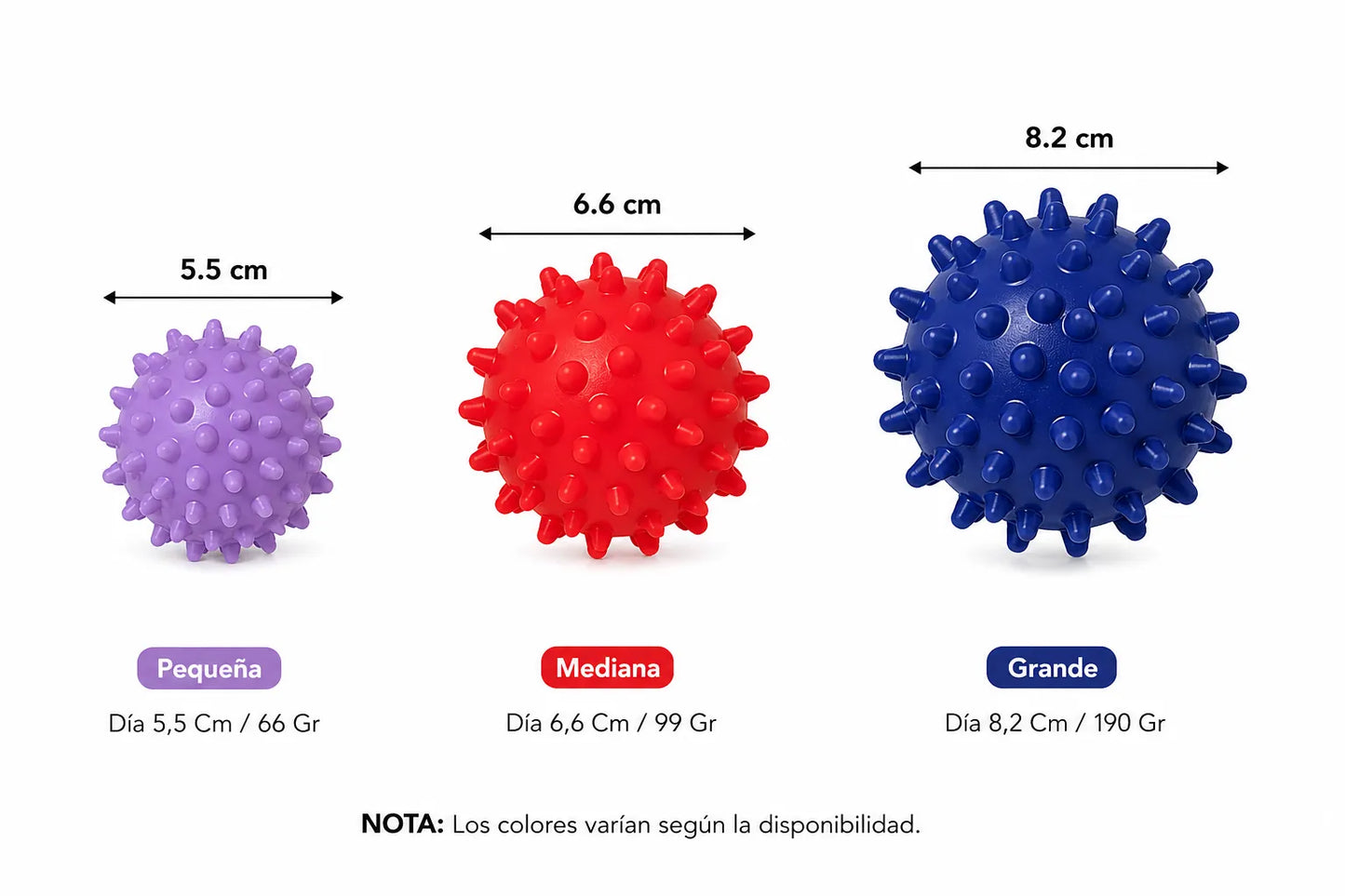 PELOTA MACIZA MASAJEADORA