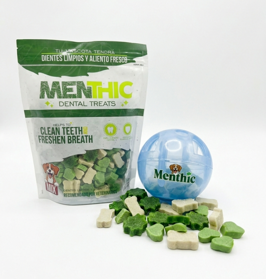 SNACK MENTHIC MIX X 300 GR - CON PELOTA DISPENSADORA