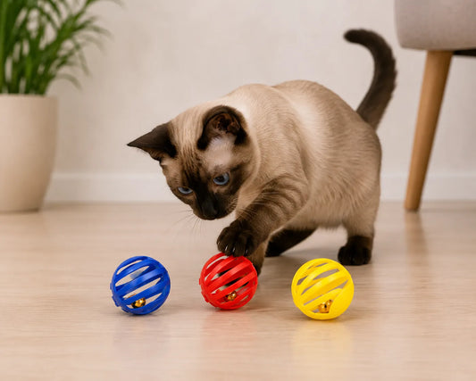 PELOTA AROS CASCABEL X 3