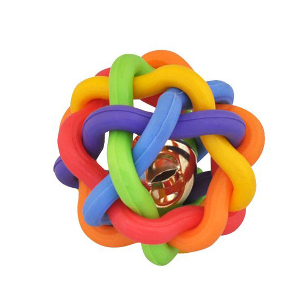 PELOTA NUDO MULTICOLOR  (Cascabel)